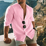 Men's Linen Beach Shirt