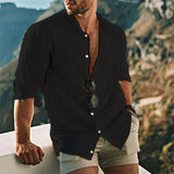 Men's Linen Beach Shirt