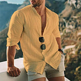 Men's Linen Beach Shirt